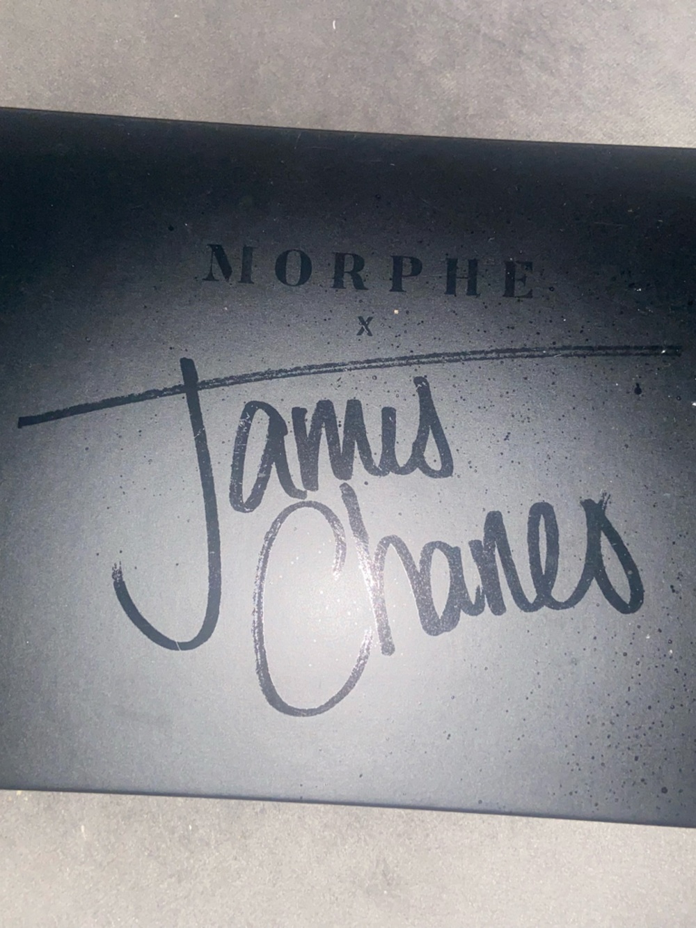 Morphe Black Signature Script Eyeshadow Palette